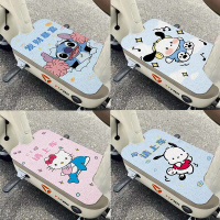 Tikar Kaki Skuter Elektrik, Universal, Tebal, Tahan Haus, Tahan Kotoran, Reka Bentuk Kartun, Kalis A