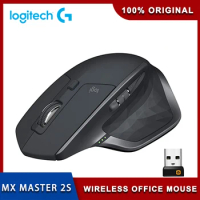100% New Logitech MX Master 2S Wireless office Mouse Hyper-Fast Scrolling Ergonomic Shape Rechargeable Control Upto 3 Computers