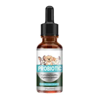 Dogs Probiotics Liquid 60ml Digestive Enzyme Non-Greasy Natural Formula Professional Cat Probiotics Digestive Health Support