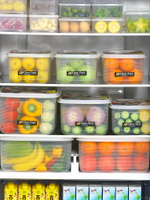 進口冰箱保鮮盒大容量整理盒食品級可瀝水收納盒冰箱收納神器
