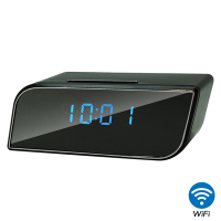 CHICHIAU 奇巧 WIFI無線網路高清1080P時尚電子鐘-針孔微型夜視攝影機+影音記錄