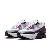 NIKE 休閒鞋 女鞋 運動鞋 厚底 AIR MAX 90 LV8 白黑灰紫 FD4328-109