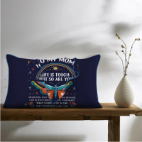 Encouragement Pillow Shams Set of 2 Colorful Butterfly Pillow Cases Soft Decorative Pillow Covers