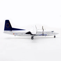 Diecast 1:200 Scale Lufthansa Fokker50 D-AFKU Alloy Aircraft Model Collection Souvenir Display Ornaments Toys