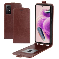 For Redmi Note 12S 12 13 PRO PLUS Flip Vertical Case Luxury Retro Leather Holder Book Cover For Xiaomi Redmi Note 12S Phone Bags