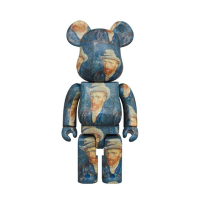 BE@RBRICK  Van Gogh Museum Self  梵谷 自畫像 1000% 庫柏力克熊 潮玩 擺件 藏品 聯名款