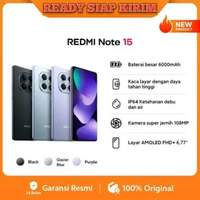 Xiaomi Redmi Note 15 (6/128 GB) | Baterai besar 6000mAh Purple