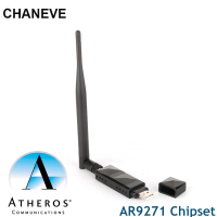Atheros ชิปเซ็ต AR9271 150Mbps Wireless USB WiFi Adapter การ์ดเครือข่าย802.11n พร้อมเสาอากาศ5DB สำหร