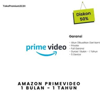AMAZON PRIME VIDEO 1 BULAN - 1 TAHUN FULL GARANSI 1 TAHUN (Region Indo)
