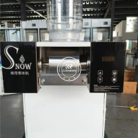 200kg/24h Electric Commercial Stainless Steel Air Cooling Ice Shaver Machine Flake Snow Ice Shaver Machine Flake Ice Machine