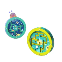 Mideer Wood Double-Sided Ball Maze 3D Puzzle Jigsaw Board Toy Children Focus Training Spatial Logical Thinking Educational Toys