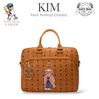 TTWN - Tas Laptop Kerja Besar Motif Beruang Selempang Multi kompartment Bangkok Style TN3607