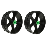 2Pcs Replacement Wheel For Kayak And Canoe Dolly Carrier Cart Transport Tote Trolley Parts Accessories - Easy To Install