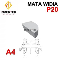 Mata Widia A420Z P20 Pahat Bubut Tip A 420 Z P 20 Cemented Carbide Brazed