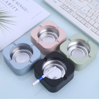 9.0*3.5CM Nordic Style Simple Smoking Ashtray Tobacco Ash Tray Container Accessories Household KTV Hotel Supplies