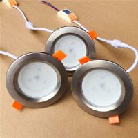 6PCS Waterproof/Fire prevention LED Downlight IP65 Spot Light 12W/15W/7W/25W Super Bright AC220V Recessed Ceiling Lamp