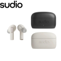 Sudio E3 真無線藍牙耳機 - 白色，6小時續航，主動降噪，觸控操作