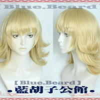 Anime Tiger &amp; Bunny Barnaby Brooks Jr. Cosplay Wig Blonde Yellow Heat Resistant Synthetic Hair Role Play Halloween Carnival