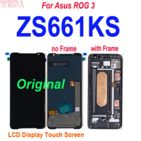 6.59" Original LCD For Asus ROG 3 ZS661KS LCD Display Touch Screen Digitizer Assembly For Asus ROG 3 LCD Strix ASUS_I003DD