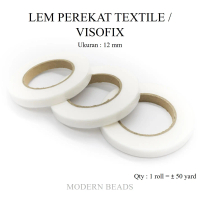 Lem Perekat Textile 1.2 cm / Visofix / Lem Som Tekstil / Tape Perekat Tekstil / Fisofix Penempel