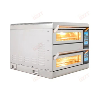 Independent Control High Speed Impingement Double Layer Oven 16 Inch Commercial Convection Electric Freezing Pizza Oven Machine