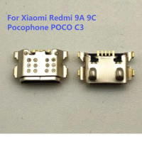 ขั้วต่อการชาร์จ Micro USB Dock Jack สำหรับ Xiaomi Redmi 9A 9C Pocophone POCO C3 พอร์ตชาร์จ ปลั๊กซ็อก