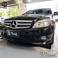 TWL 台灣碳纖 賓士 BENZ 08 09 10年 W204 美規C300 AMG前保桿專用霧燈組含燈泡