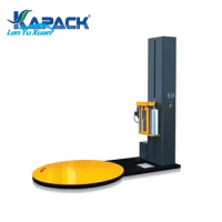 KAPACK Automatic Pallet Stretch Film Shrink Wrap Strapping Packing Machine Wrapping Machine with Scale
