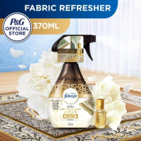 Febreze Fabric 370mlสเปรย์กำจัดกลิ่นเอนกประสงค์และฆ่าเชื้อบนเนื้อผ้า99.9% อินสไปคอลเลคชั่นกลิ่นหอมจา