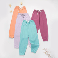 Bawahan Celana Panjang Jogger Kaos Katun Combed Anak Perempuan Remaja Cewek Tanggung Relax Casual 6 