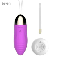 Leten Wireless Remote Control Vibration Egg G-Spot Multispeed Vibrator Clitoris Bullet USB Recharge Massager Sex Toys for Women
