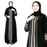 Gamis Abaya Nayla Jersey Premium Lebaran2026 M