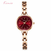 KIMIO Women Rose Gold Quartz Watches Ladies Stainless Steel Chain Bracelet Watch relogio feminino 2018 New Arrival