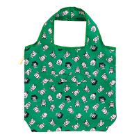 【GAKKEN】原田治 OSAMU GOODS 可折疊兩用環保袋 綠色(文具雜貨)
