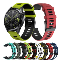 Watch Band For Huawei GT 3 42mm 46mm Silicone Watch Replacements Strap For Huawei GT 2 Pro/Honor Magic 1 2 Watch Mens Bracelet