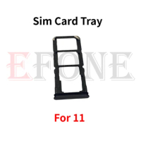 10pcs For OPPO Realme 11 Pro Plus Sim Card Reader Holder Sim Card Tray Holder Slot Adapter Replacement parts