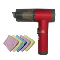 【神盾】強力氣旋吸充吹全方位無線吸塵器(3D倒鉤擦巾抹布5條 超豪專利升級版)