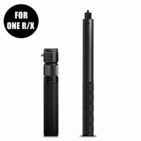Insta 360 RS X3 Invisible Selfie Stick+Bullet Time Rotary Handle Monopod Fold-Out Tripod For Insta360 ONE R &amp; X2 X3 Bundle