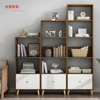 小戶型書架落地置物架客廳靠牆創意收納柜子床頭簡易書櫃閱讀架立Z1
