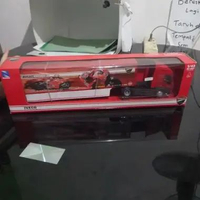 miniatur diecast truck container iveco ducati transporter besi besar
