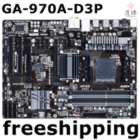 For Gigabyte GA-970A-D3P Mtherboard 32GB PCI-E2.0 DDR3 ATX 970 Mainboard 100% Tested Fully WorkMA