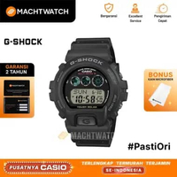 Jam Tangan Pria Casio G-Shock Basic GW-6900U-1JF Tough Solar Black Digital Dial Black Resin Strap (J