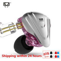 KZ ZSX 1DD+5BA Terminator Hybrid In-ear Earphones HIFI Metal Headset Music Sport Earphone ZS10 PRO AS12 AS16 ZSN PRO V80 X6 DMS