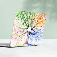 Colorful Tree Hard Case for MacBook Air 13 MacBook Pro 13 16 15 Laptop Case Cover For Macbook Air 13 A2337 Accessorie