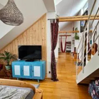 住宿 Stadtoase mit traumhaftem Ausblick Urfahr 林茲