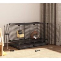 DIY panel pet cage DIY panel grid wire netting component cat cage DIY cat cage for pet modular cage