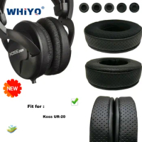 New upgrade Replacement Ear Pads for Koss UR20 Headset Parts Leather Cushion Velvet Earmuff Headset Sleeve