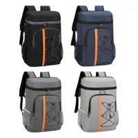 Thermal Cooler Bag Thermal Backpack Reflective Zipper Backpack Men Women