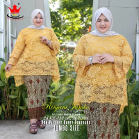 Promo Atasan Kebaya Brukat Rinjani Modern/ Kebaya Rinjani/Kebaya Brokat/Fashion Wanita/ big size/ ke