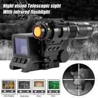 MS32 Night Vision Rifle Scope Red Dot Optical Holographic NV Red Dot Sight Mini Sight Zoom Hunting Telescope
